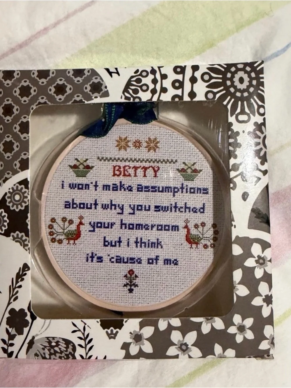 Taylor Swift Folklore Betty Ornament